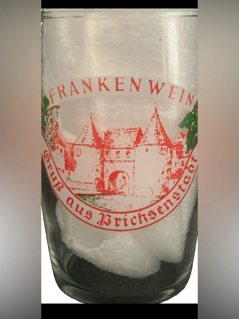Pre Owned German Frankenwein Tasting Sample Glass From Prichsenstadt